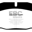 Load image into Gallery viewer, EBC 89-95 Lotus Elan (M100) 1.6 Turbo Greenstuff Front Brake Pads - Main Product View