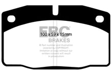Load image into Gallery viewer, EBC 89-95 Lotus Elan (M100) 1.6 Turbo Greenstuff Front Brake Pads - Main Product View