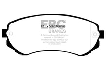 Load image into Gallery viewer, EBC 89-96 Nissan 240SX 2.4 (4 Lug) Ultimax2 Front Brake Pads - Main Product View