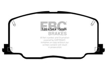 Load image into Gallery viewer, EBC 90-91 Lexus ES250 2.5 Redstuff Front Brake Pads - Main Product View