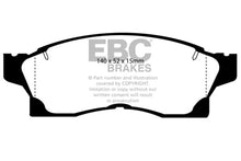 Load image into Gallery viewer, EBC 91-92 Toyota MR2 2.0 Turbo Redstuff Front Brake Pads - Main Product View