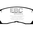 Load image into Gallery viewer, EBC 91-92 Toyota MR2 2.0 Turbo Ultimax2 Front Brake Pads - Side View