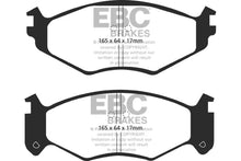 Load image into Gallery viewer, EBC 91-95 Chrysler LeBaron 2.5 (15in Wheels) Yellowstuff Front Brake Pads - Main Product View