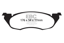 Load image into Gallery viewer, EBC 91-96 Dodge Dakota 2WD 2.5 Greenstuff Front Brake Pads - Main Product View