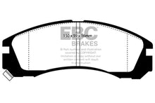 Load image into Gallery viewer, EBC 91-96 Dodge Stealth 3.0 2WD Redstuff Front Brake Pads - Main Product View