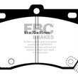 Load image into Gallery viewer, EBC 91-96 Ford Escort 1.8 Greenstuff Front Brake Pads - Side View