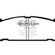 Load image into Gallery viewer, EBC 91-96 Ford Escort 1.8 Redstuff Rear Brake Pads - Main Product View
