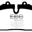 Load image into Gallery viewer, EBC 92-93 Porsche 911 (964) 3.6 Carrera RS America Yellowstuff Front Brake Pads - Main Product View