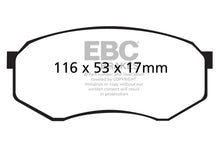 Load image into Gallery viewer, EBC 92-93 Toyota Pick-Up Extra Cab Greenstuff Front Brake Pads - Main Product View