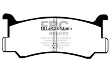 Load image into Gallery viewer, EBC 92-95 Mazda MX3 1.6 Greenstuff Rear Brake Pads - Main Product View