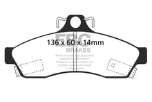 Load image into Gallery viewer, EBC 92-96 Chevrolet Caprice 4.3 Police Redstuff Rear Brake Pads - Main Product View