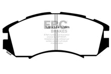 Load image into Gallery viewer, EBC 92-96 Subaru Impreza 1.8 (2WD) (13in Wheels) Greenstuff Front Brake Pads - Main Product View