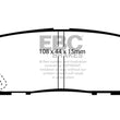 Load image into Gallery viewer, EBC 92-97 Mitsubishi Montero 3.0 Greenstuff Rear Brake Pads - Main Product View