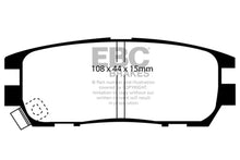 Load image into Gallery viewer, EBC 92-97 Mitsubishi Montero 3.0 Ultimax2 Rear Brake Pads - Side View