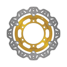 Load image into Gallery viewer, EBC 92-98 Triumph Hinckley Trident 900 Front Left/Right Vee Floating Gold Rotor