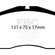 Load image into Gallery viewer, EBC 93-95 Porsche 911 (964) 3.6 Turbo Bluestuff Front Brake Pads - Main Product View