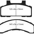 Load image into Gallery viewer, EBC 93-96 Buick Century 2.2 Redstuff Front Brake Pads - Main Product View