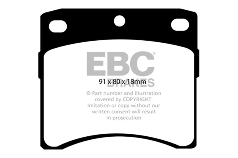 EBC 93-96 Volkswagen Eurovan 2.5 Vented Rotors Greenstuff Front Brake Pads - Main Product View
