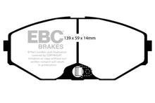 Load image into Gallery viewer, EBC 93-97 Infiniti J30 3.0 Redstuff Front Brake Pads - Main Product View