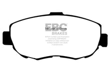 Load image into Gallery viewer, EBC 93-97 Lexus GS300 3.0 Yellowstuff Front Brake Pads - Main Product View