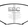 Load image into Gallery viewer, EBC 94-01 Mazda Miata MX5 1.8 Greenstuff Front Brake Pads - Side View