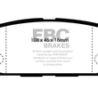 Load image into Gallery viewer, EBC 94-95 Eagle Talon 2.0 Turbo 4WD (2nd Generation)(284mm rear rotor) Ultimax2 Rear Brake Pads - Side View