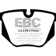 Load image into Gallery viewer, EBC 94-99 BMW M5 3.8 (E34) Redstuff Rear Brake Pads - Main Product View