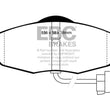 Load image into Gallery viewer, EBC 95-00 Ford Contour 2.0 Ultimax2 Front Brake Pads - Side View