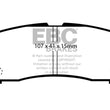 Load image into Gallery viewer, EBC 95-99 Chrysler Sebring Coupe 2.0 Greenstuff Rear Brake Pads - Main Product View