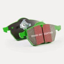 Load image into Gallery viewer, EBC 95-99 Hyundai Accent Greenstuff Front Brake Pads - Back View