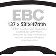 Load image into Gallery viewer, EBC 95-99 Infiniti I30 3.0 Yellowstuff Front Brake Pads - Main Product View