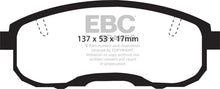 Load image into Gallery viewer, EBC 95-99 Infiniti I30 3.0 Yellowstuff Front Brake Pads - Main Product View