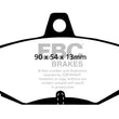 Load image into Gallery viewer, EBC 96-00 Ac Ace 5.0 Yellowstuff Rear Brake Pads - Main Product View