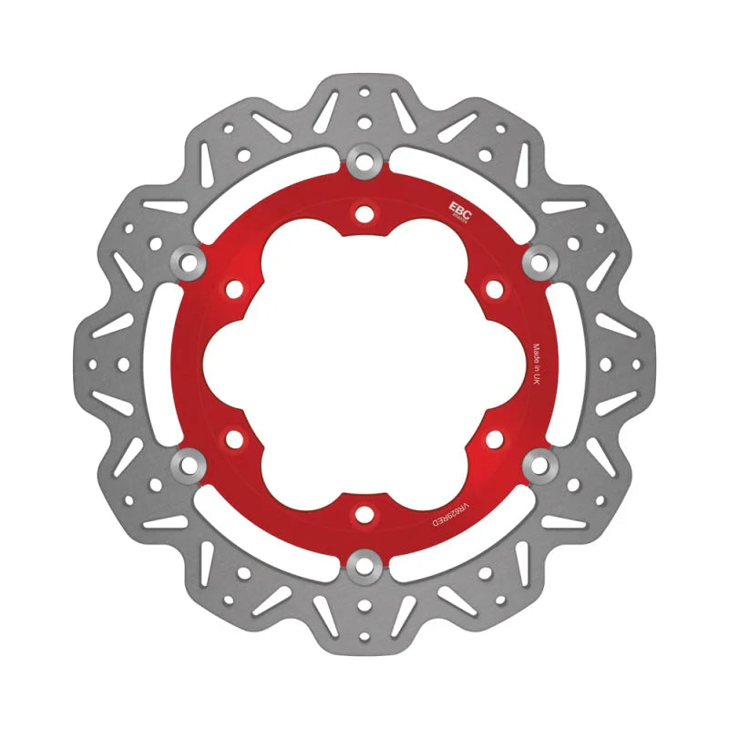 EBC 96-01 Triumph Hinckley Adventurer Front Left Vee Floating Red Rotor
