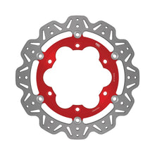Load image into Gallery viewer, EBC 96-01 Triumph Hinckley Adventurer Front Left Vee Floating Red Rotor