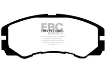 Load image into Gallery viewer, EBC 96-98 Acura SLX 3.2 Yellowstuff Front Brake Pads - Main Product View