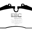 Load image into Gallery viewer, EBC 96-98 Porsche 911 (993) 3.6 Carrera 4S Yellowstuff Rear Brake Pads - Main Product View