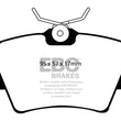 Load image into Gallery viewer, EBC 96-98 Volkswagen Eurovan 2.5 Vented Rotors Greenstuff Rear Brake Pads - Main Product View