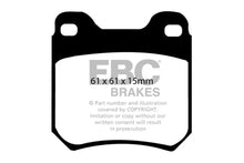 Load image into Gallery viewer, EBC 97-01 Cadillac Catera 3.0 Greenstuff Rear Brake Pads - Main Product View