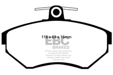 Load image into Gallery viewer, EBC 97-02 Volkswagen Cabriolet 2.0 Ultimax2 Front Brake Pads - Main Product View