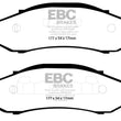 Load image into Gallery viewer, EBC 97-99 Jeep Cherokee 2.5 82mm High Rotors Ultimax2 Front Brake Pads - Side View