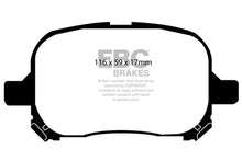 Load image into Gallery viewer, EBC 97-99 Lexus ES300 3.0 Yellowstuff Front Brake Pads - Main Product View