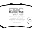 Load image into Gallery viewer, EBC 97 Acura CL 2.2 Redstuff Rear Brake Pads - Main Product View