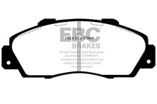 Load image into Gallery viewer, EBC 97 Acura CL 3.0 Redstuff Front Brake Pads - Main Product View