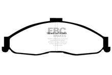 Load image into Gallery viewer, EBC 98-02 Chevrolet Camaro (4th Gen) 3.8 Greenstuff Front Brake Pads - Main Product View