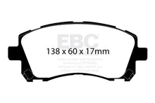 Load image into Gallery viewer, EBC 98-02 Subaru Forester 2.5 Redstuff Front Brake Pads - Main Product View