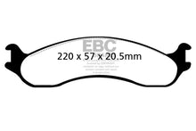 Load image into Gallery viewer, EBC 98-03 Dodge B250 B2500 Cargo 2500 Van 3/4 Ton Greenstuff Front Brake Pads - Main Product View