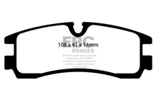Load image into Gallery viewer, EBC 98-04 Cadillac Seville 4.6 Redstuff Rear Brake Pads - Main Product View