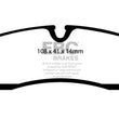 Load image into Gallery viewer, EBC 98-04 Cadillac Seville 4.6 Ultimax2 Rear Brake Pads - Main Product View