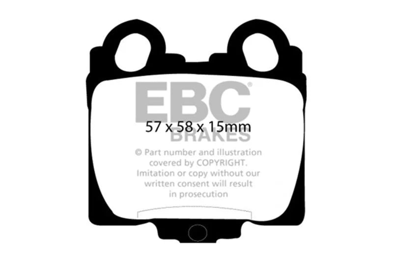 EBC 98-05 Lexus GS300 3.0 Ultimax2 Rear Brake Pads - Main Product View